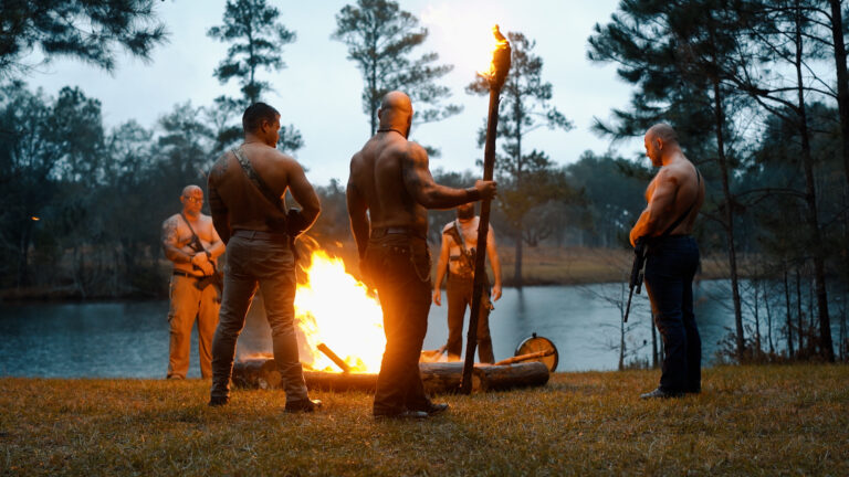 Jack Donovan performs a Fire Ritual with The First Men in Georgia