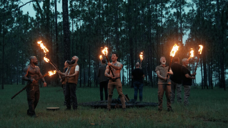Jack Donovan conducts a Fire Ritual